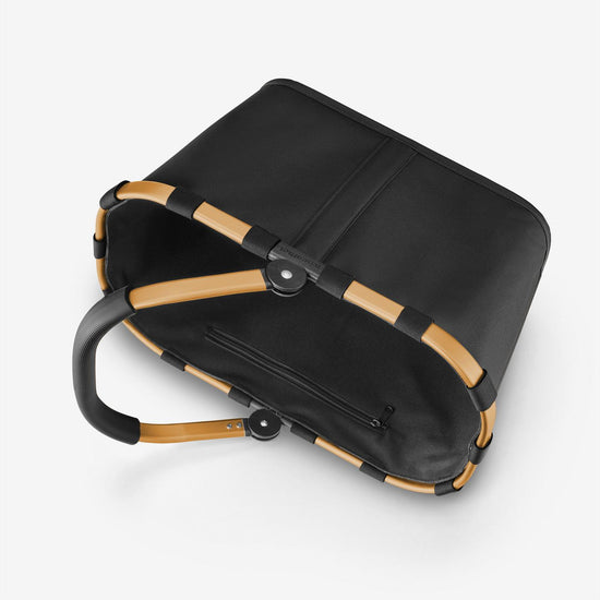 Reisenthel carrybag frame gold/black (Einkaufskorb,schwarz) Großer Ausverkauf