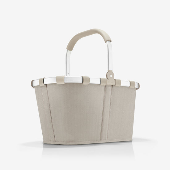 Reisenthel carrybag herringbone sand (Einkaufskorb,hellbraun) Valentinstagsangebot