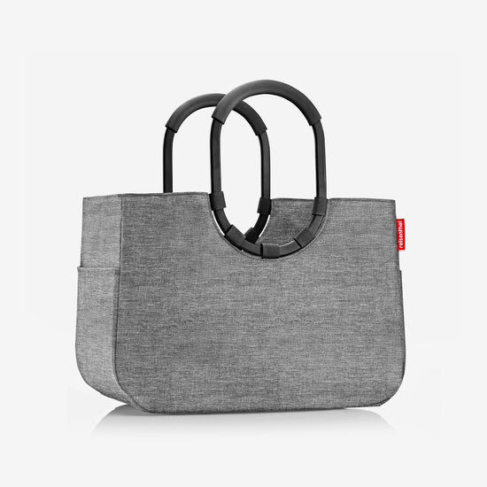 Reisenthel loopshopper L twist silver (Einkaufstasche,grau) Jubiläumsangebot