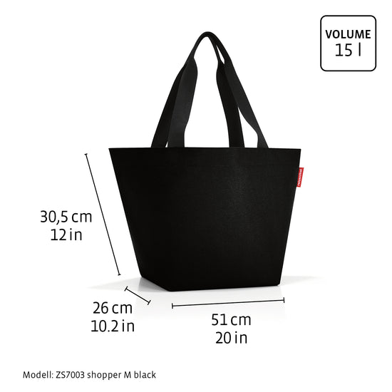 Reisenthel shopper M twist silver (Handtasche,grau) zollfrei