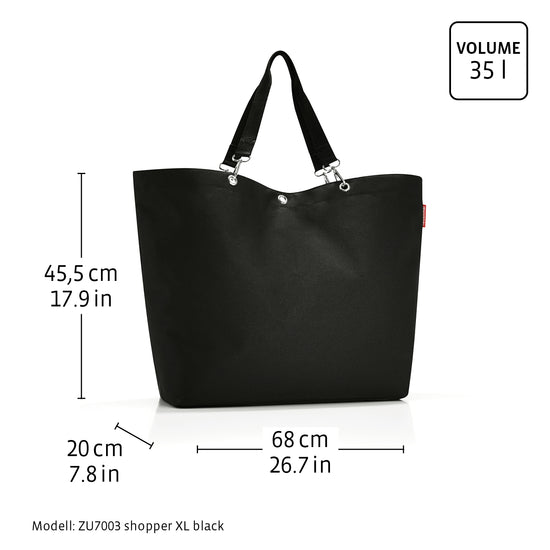 Reisenthel shopper XL twist silver (Strandtasche,grau) 2025