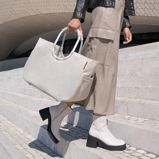 Reisenthel loopshopper L herringbone sand (Einkaufstasche,hellbraun) Schlussverkauf