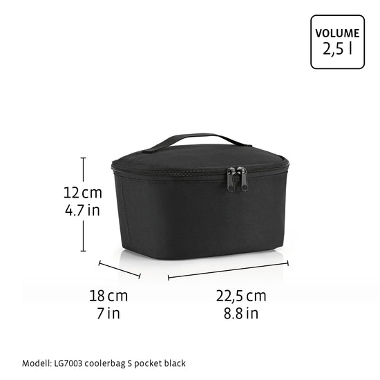 Reisenthel coolerbag S pocket black (Kühltasche,schwarz) JETZT KAUFEN