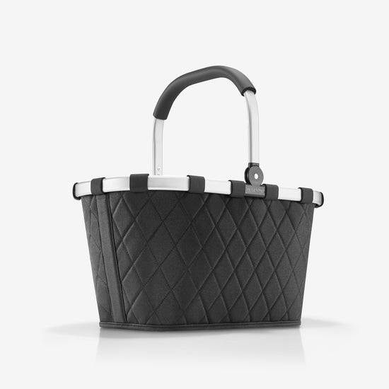 Reisenthel carrybag rhombus black (Einkaufskorb,schwarz) Sonderangebot der Fabrik
