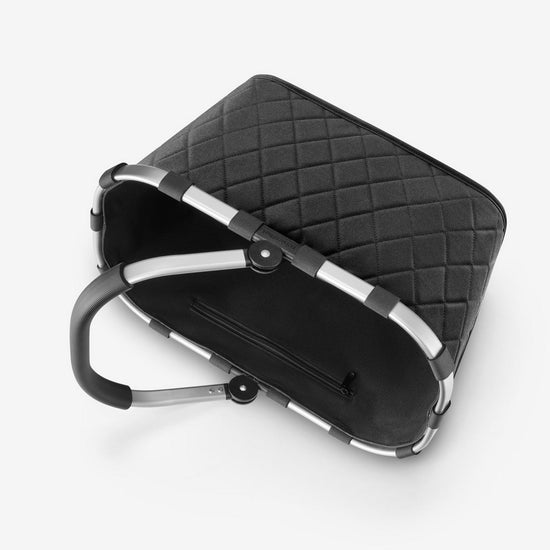 Reisenthel carrybag rhombus black (Einkaufskorb,schwarz) Sonderangebot der Fabrik