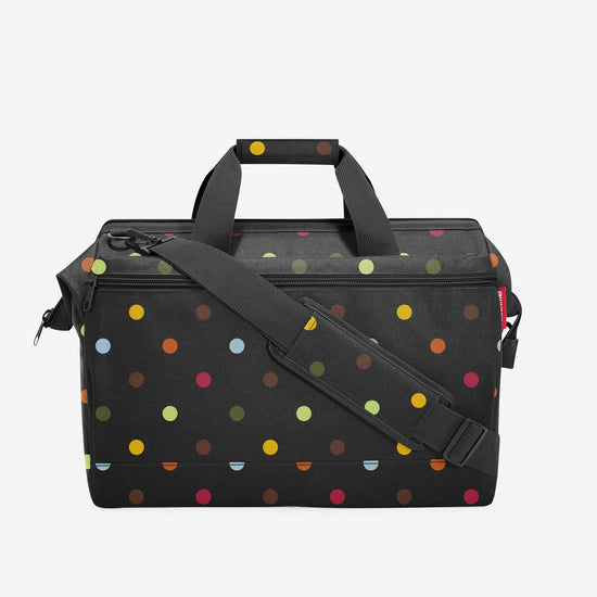 Reisenthel allrounder L pocket dots (Reisetasche,schwarz)