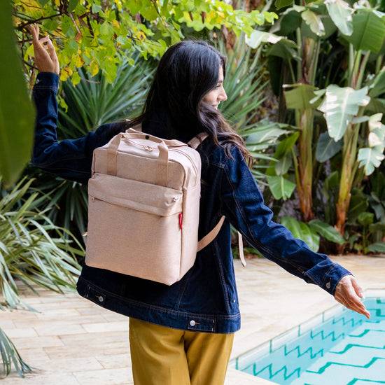 Reisenthel allday backpack M twist coffee (Rucksack,creme) Jubiläumsangebot