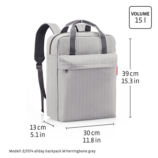 Reisenthel allday backpack M black (Rucksack,schwarz) Top Angebot
