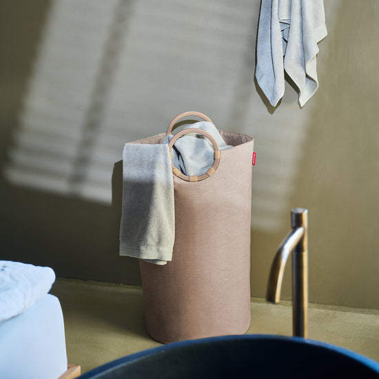 Reisenthel loophome L frame twist coffee (Wäschesammler,creme) zollfrei