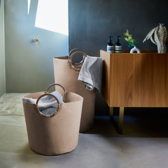 Reisenthel loophome S frame twist coffee (Wäschesammler,creme) 2025