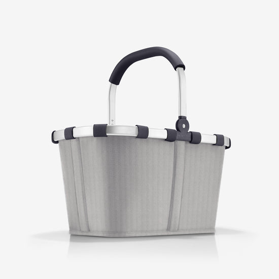 Reisenthel carrybag herringbone grey (Einkaufskorb,grau) Kostenlose Rückgabe