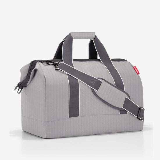 Reisenthel allrounder L herringbone grey (Große Reisetasche - 30 Liter Platz,grau) Discount Store für neue Produkte