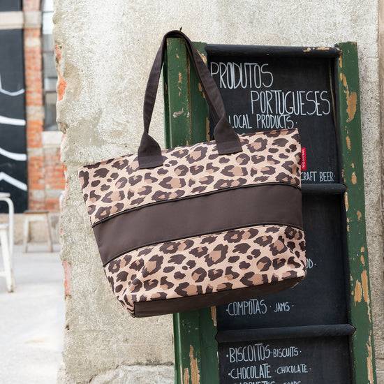 Reisenthel shopper e1 leo macchiato (Damentasche,dunkelbraun) Nur noch ein Tag übrig