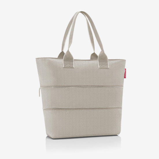 Reisenthel shopper e1 herringbone sand (Damentasche,hellbraun) Outlet