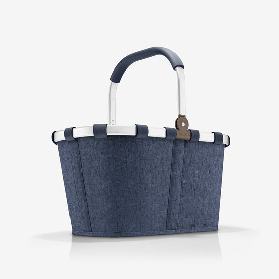 Reisenthel carrybag herringbone dark blue (Einkaufskorb,dunkelblau) Flash Sale