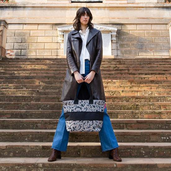 Reisenthel shopper e1 baroque marble (Damentasche,schwarz) JETZT KAUFEN