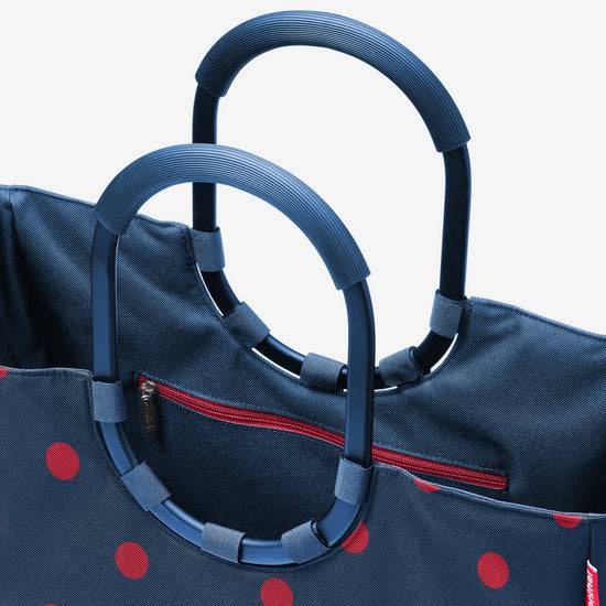 Reisenthel loopshopper L frame mixed dots red (Einkaufstasche,blau) Letzter Tag