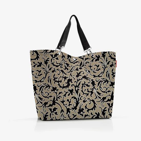 Reisenthel shopper XL baroque marble (Strandtasche,schwarz) Zeitbegrenzte Promotion