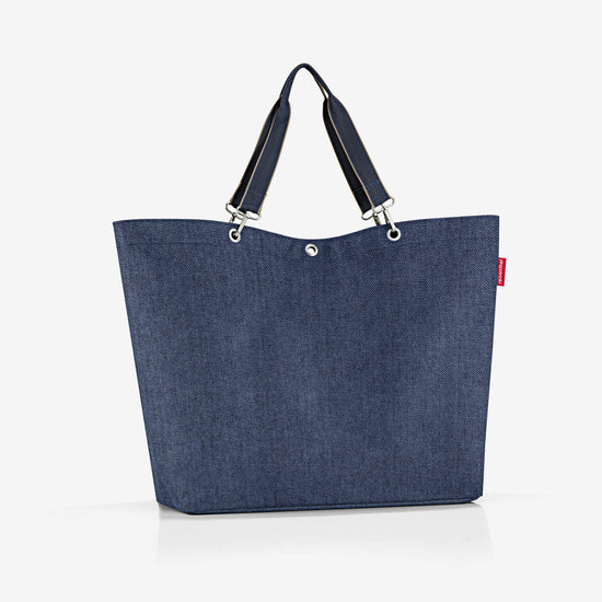 Reisenthel shopper XL herringbone dark blue (Strandtasche,dunkelblau) Nur für heute