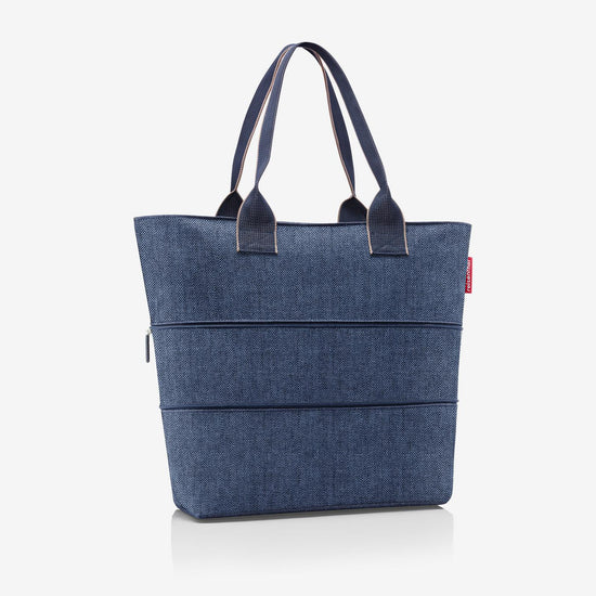 Reisenthel shopper e1 herringbone dark blue (Damentasche,dunkelblau) Kostenloser Versand international