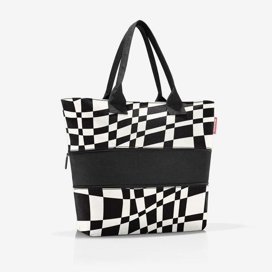 Reisenthel shopper e1 op-art (Damentasche,schwarz) Begrenzt auf 3 Tage