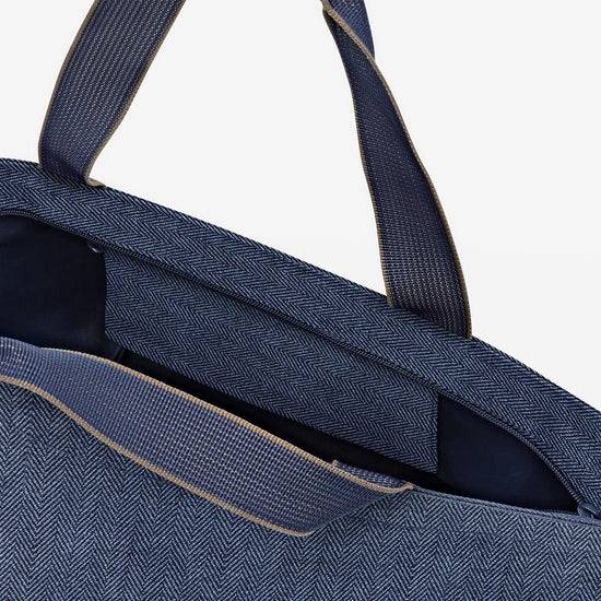 Reisenthel shopper M herringbone dark blue (Handtasche,dunkelblau) Im Verkauf