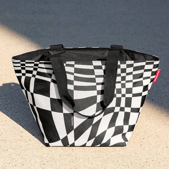 Reisenthel shopper M op-art (Handtasche,schwarz) zollfrei