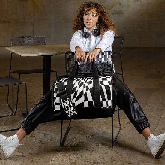 Reisenthel allrounder L op-art (Große Reisetasche - 30 Liter Platz,schwarz) Vatertagsangebot
