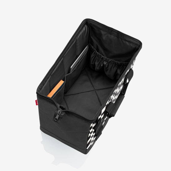 Reisenthel allrounder L op-art (Große Reisetasche - 30 Liter Platz,schwarz) Vatertagsangebot