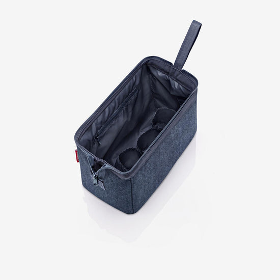 Reisenthel travelcosmetic herringbone dark blue (Kulturbeutel,dunkelblau) zollfrei