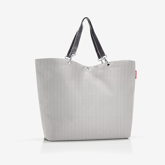 Reisenthel shopper XL herringbone grey (Strandtasche,grau) Exklusivangebot