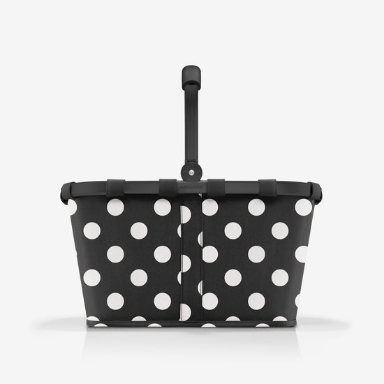 Reisenthel carrybag frame dots white (Einkaufskorb,schwarz) Neueste Mode