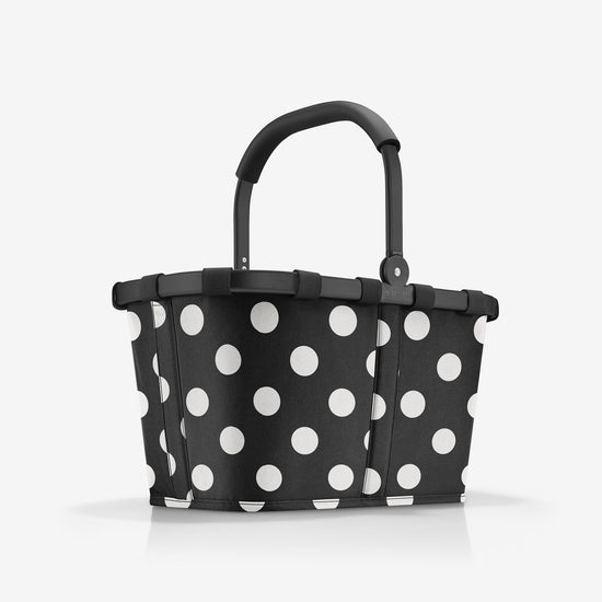 Reisenthel carrybag frame dots white (Einkaufskorb,schwarz) Neueste Mode