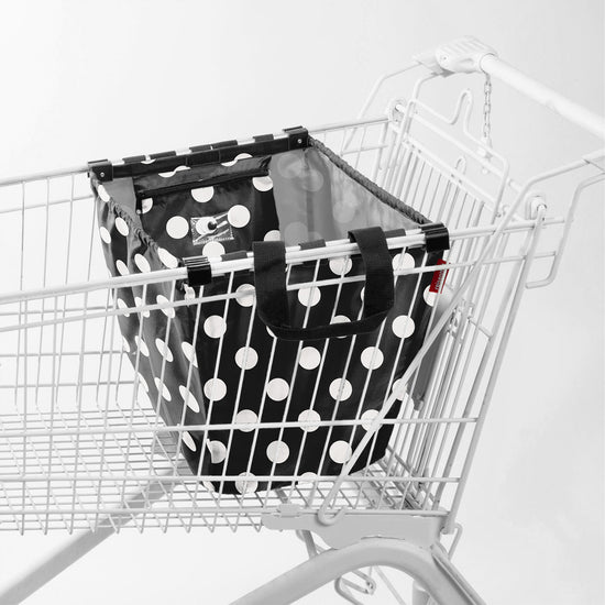 Reisenthel easyshoppingbag dots white (Einkaufswagentasche,schwarz) Saisonale Angebote