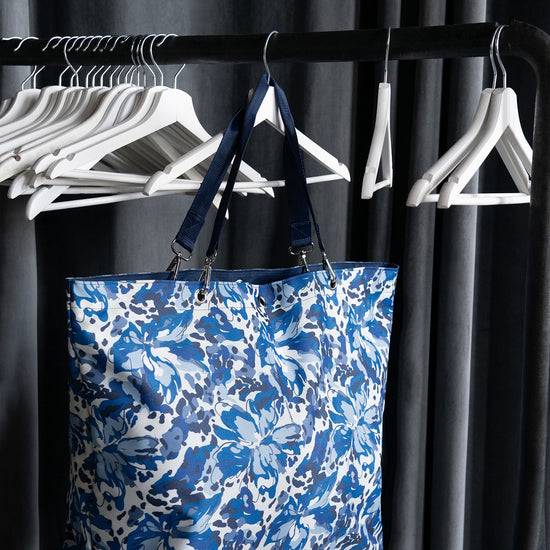 Reisenthel shopper XL flora blue (Strandtasche,blau) Letzte 3 Tage