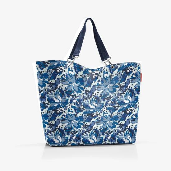 Reisenthel shopper XL flora blue (Strandtasche,blau) Letzte 3 Tage