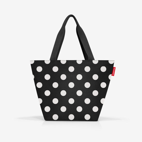 Reisenthel shopper M dots white (Handtasche,schwarz) Vierteljährliche Förderung