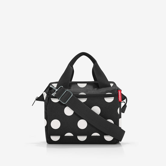 Reisenthel allrounder cross dots white (Handtasche,schwarz) Fabrikladen