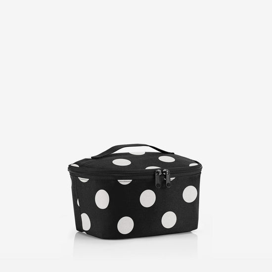 Reisenthel coolerbag S pocket dots white (Kühltasche,schwarz) Auslauf