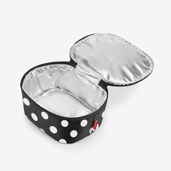 Reisenthel coolerbag S pocket dots white (Kühltasche,schwarz) Auslauf