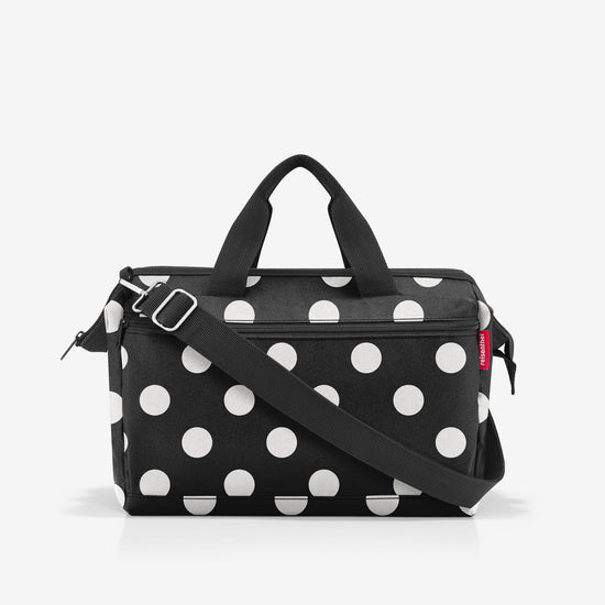 Reisenthel allrounder S pocket dots white (Handgepäck,schwarz) Meist gekauft