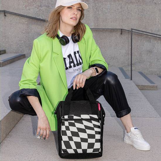 Reisenthel allrounder R op-art (Rucksack,schwarz) Großer Ausverkauf