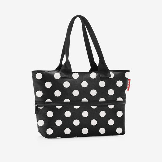 Reisenthel shopper e1 dots white (Damentasche,schwarz) Zeitlich begrenztes Angebot
