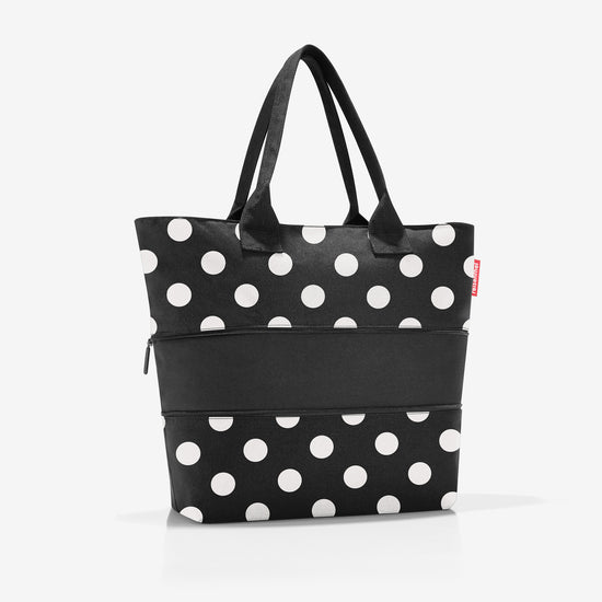 Reisenthel shopper e1 dots white (Damentasche,schwarz) Zeitlich begrenztes Angebot