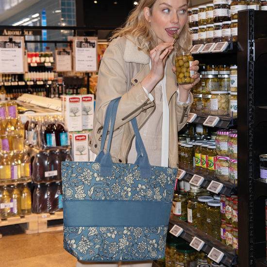 Reisenthel shopper e1 dahlia blue (Damentasche,blau) Exklusive Angebote