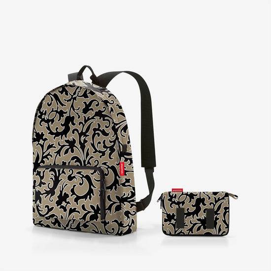 Reisenthel mini maxi rucksack baroque marble (Rucksack,schwarz) Tiefpreis