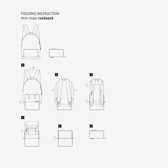 Reisenthel mini maxi rucksack dots white (Rucksack,schwarz) Kostenlose Rückgabe