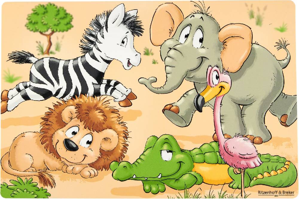 Ritzenhoff & Breker Happy Zoo Kindertischset