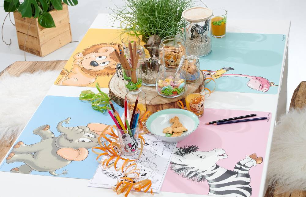 Ritzenhoff & Breker Happy Zoo Kindertischset Räumungsverkauf