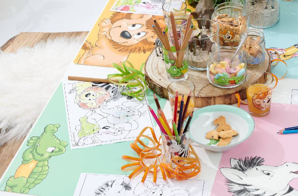 Ritzenhoff & Breker Happy Zoo Kindertischset Kauf eins, bekomm eins gratis